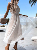 Stunncal Sweet Lace Midi Dress