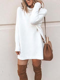 Stunncal O Neck Autumn Dress