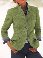 Stunncal Slim Button Jacket