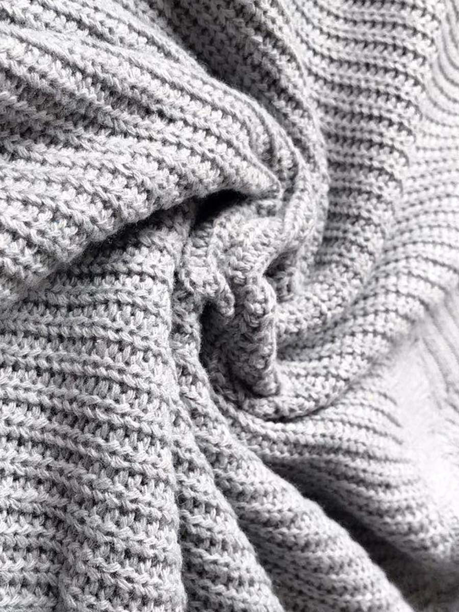 Stunncal off-Shoulder Knitted Sweater