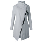 Stunncal Slim Zipper Coat