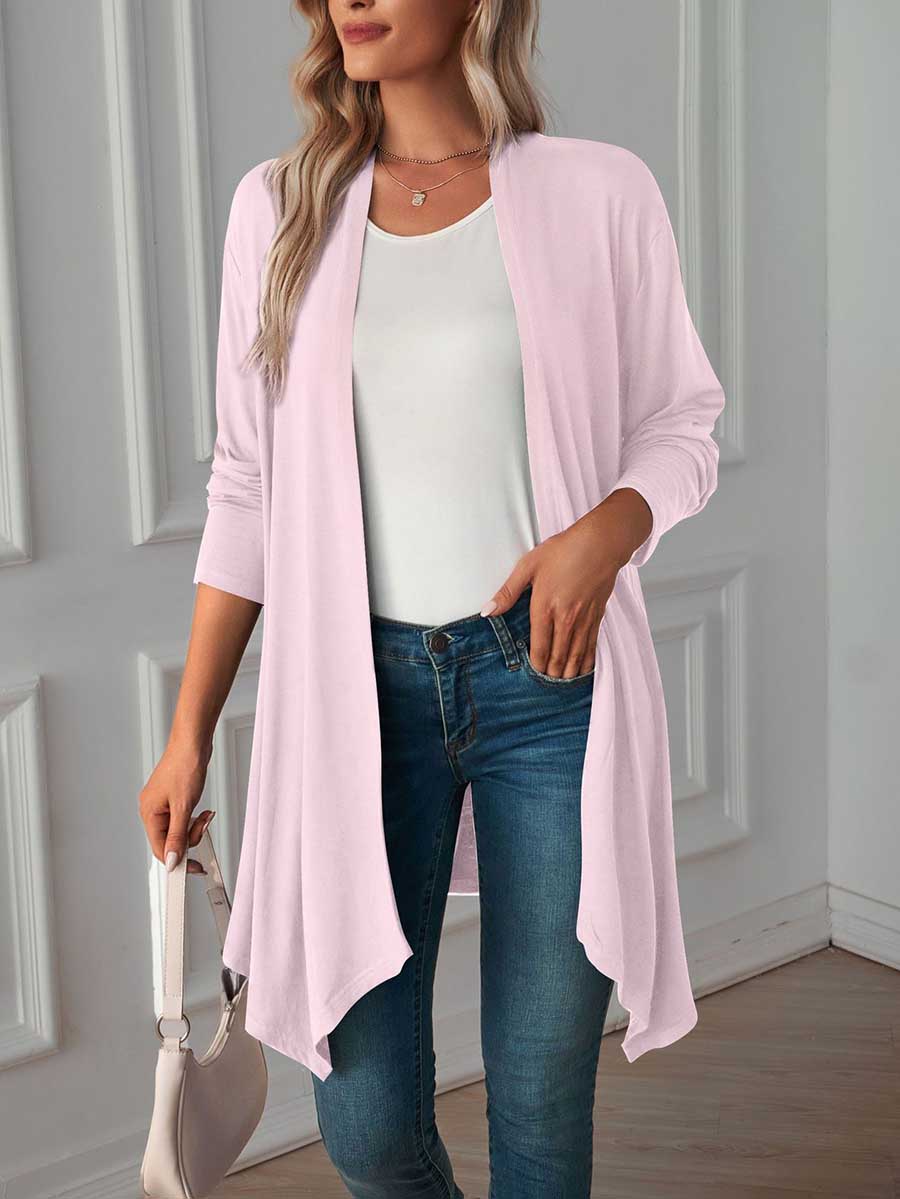 Stunncal Long Sleeve Cardigan Jacket Long Top