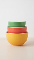 Colorful Three-Piece Mixing Bowl Set